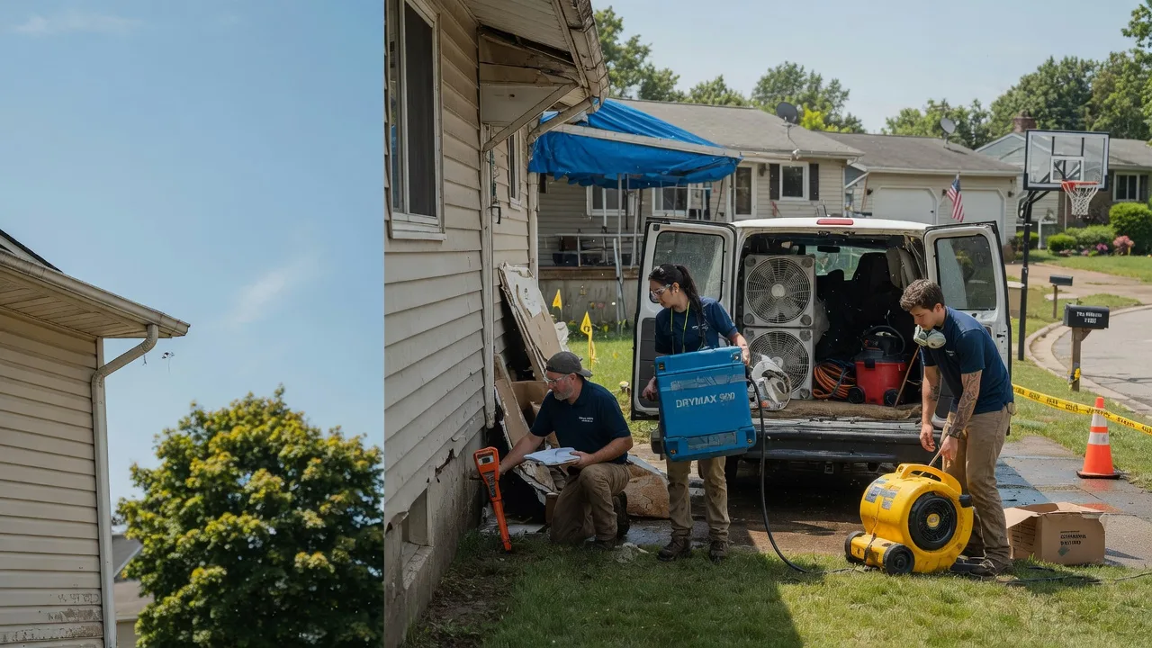 Ceiling Leak Cleanup in Mount Saint Joseph, OH near me